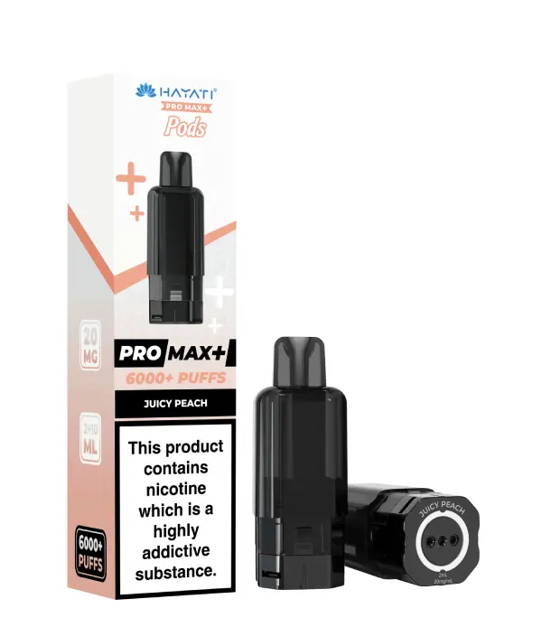 Juicy Peach Hayati Pro Max Plus 6K Prefilled Pods 20mg 